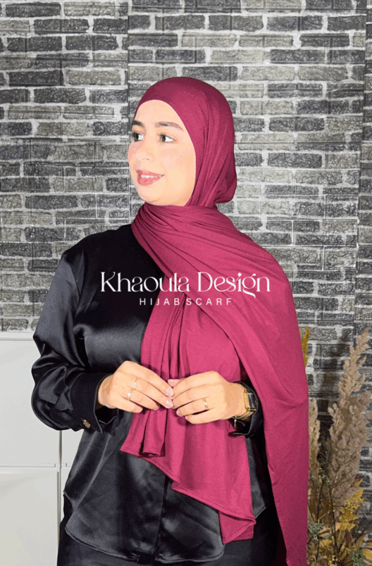 Lycra Coton Maxi – MAROON