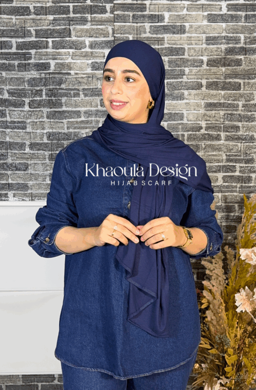 Lycra Tie Back - NAVY BLUE