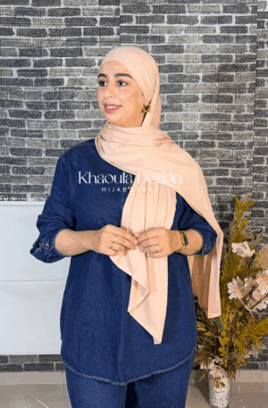 Lycra Tie Back – DUSTY PEACH