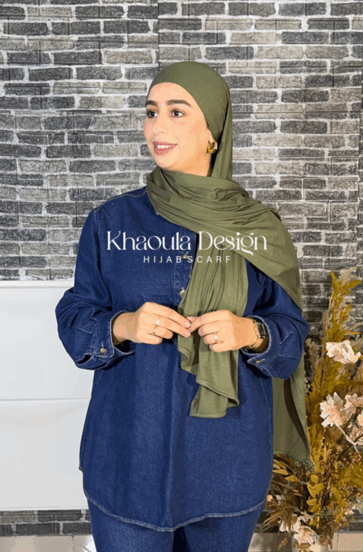 Lycra Tie Back - ARMY GREEN