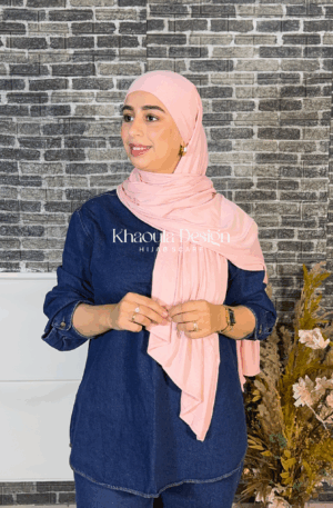Lycra Tie Back - PALE PINK